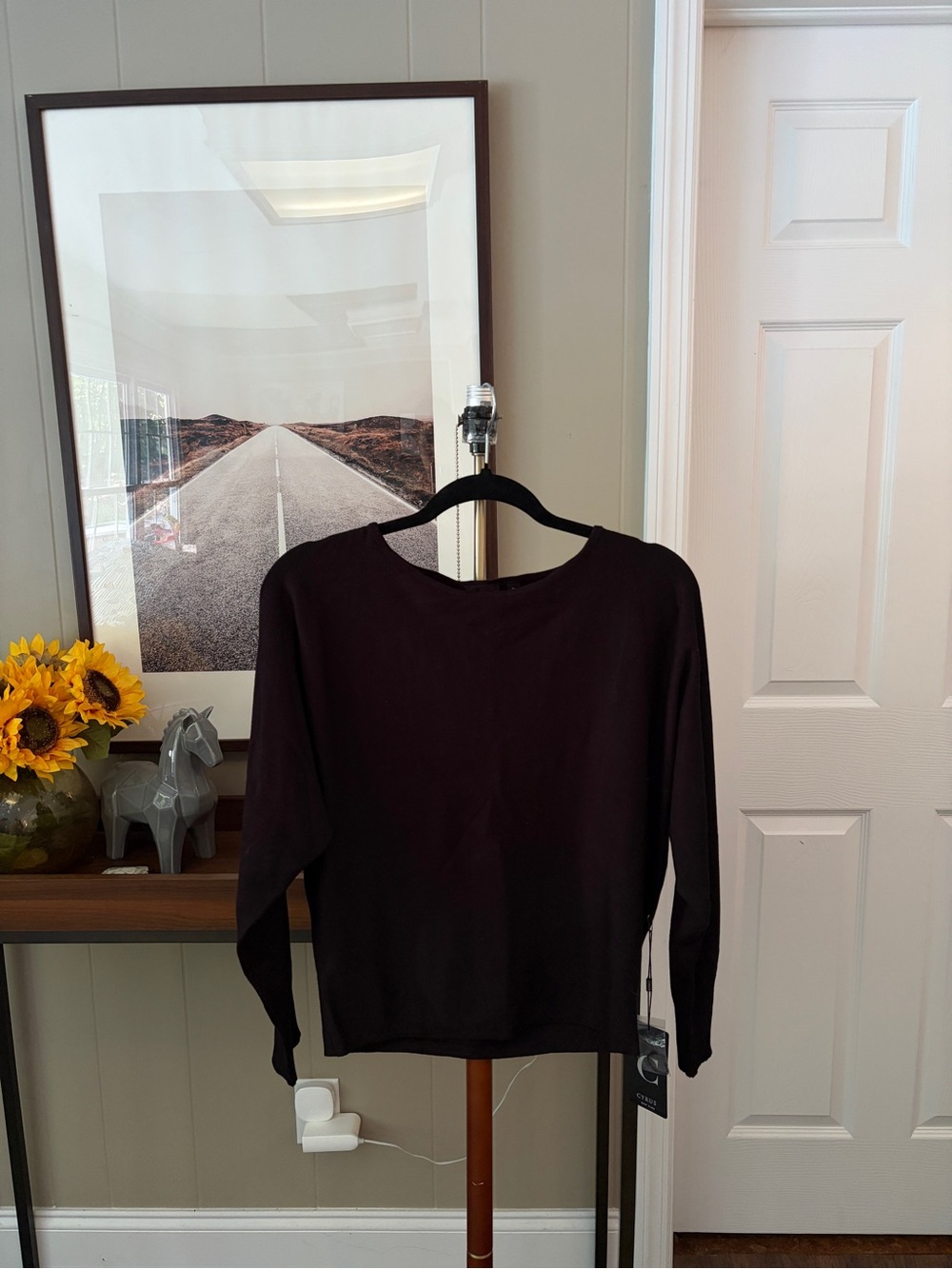 Cyrus Black Crewneck Sweater